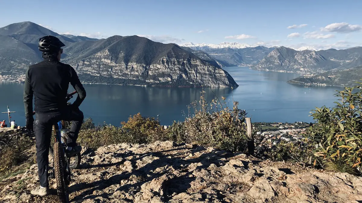 Lago d'Iseo visto dall'alto